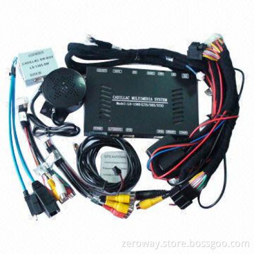 Car Video Interface for Cadillac with GPS + PAS, Rear-view Camera Can be Added